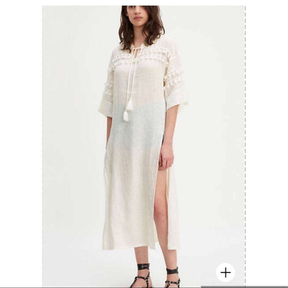 Levi’s Made & Crafted TASSEL DRESS Linen Small